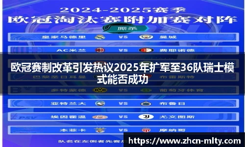 欧冠赛制改革引发热议2025年扩军至36队瑞士模式能否成功